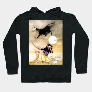 The Cat and the Fiddle - Arthur Rackham Hoodie